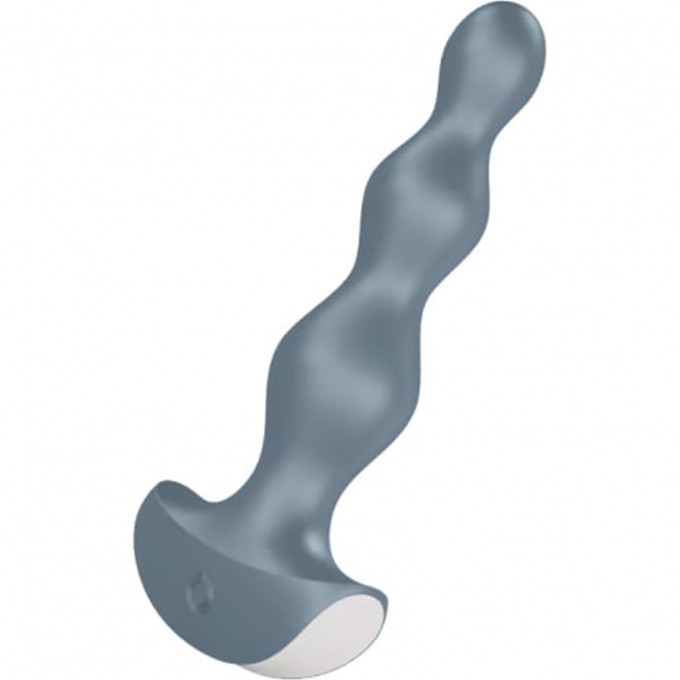 Анальная виброелочка SATISFYER LOLLI PLUG 2 серая 4003269